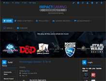 Tablet Screenshot of impact-gaming.us